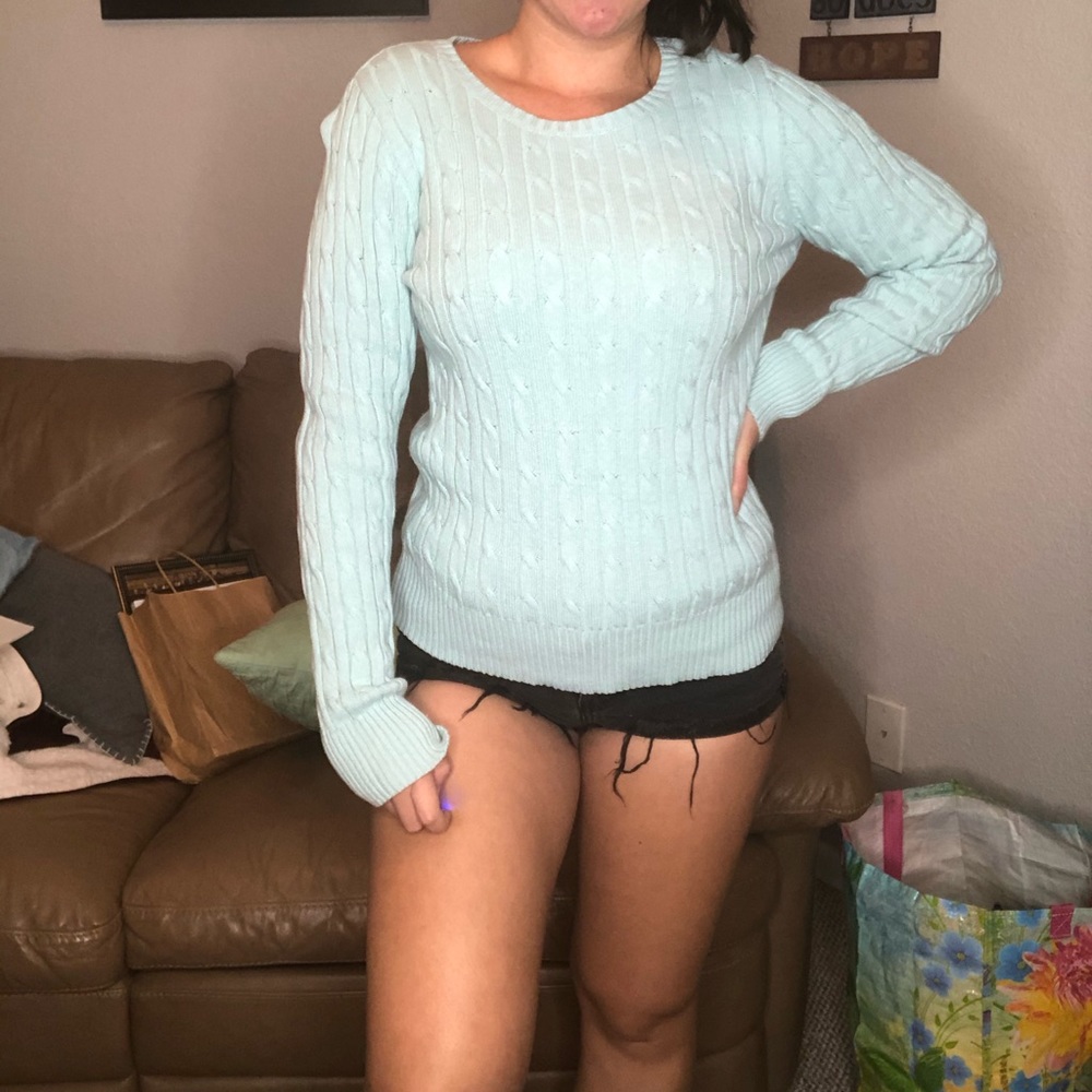 Blue long sleeve shirt